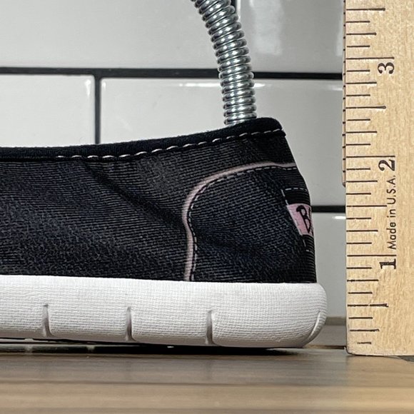 BOBS from Skechers Women's Size 7.5 Shoes Black Slip On Comfort Alpargata Flat - Picture 10 of 13